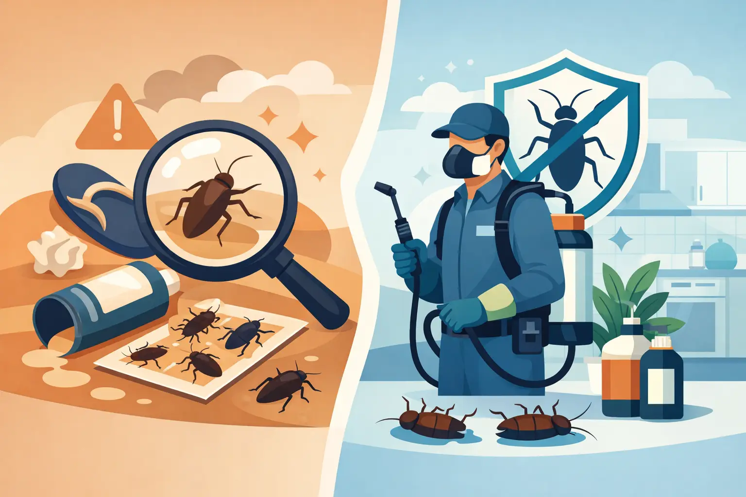 Control de cucarachas sin errores comunes