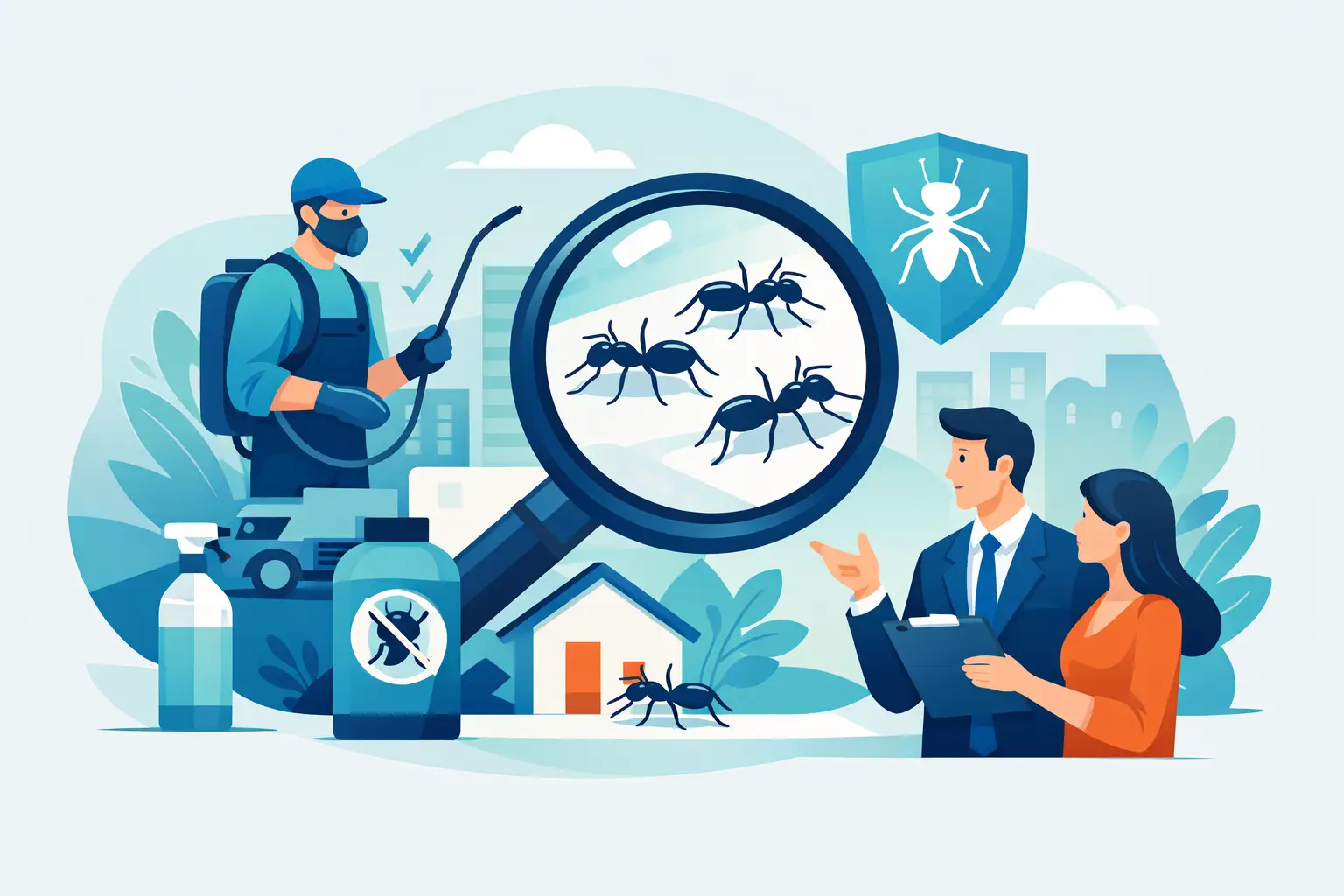 Empresa para eliminar hormigas: qué mirar